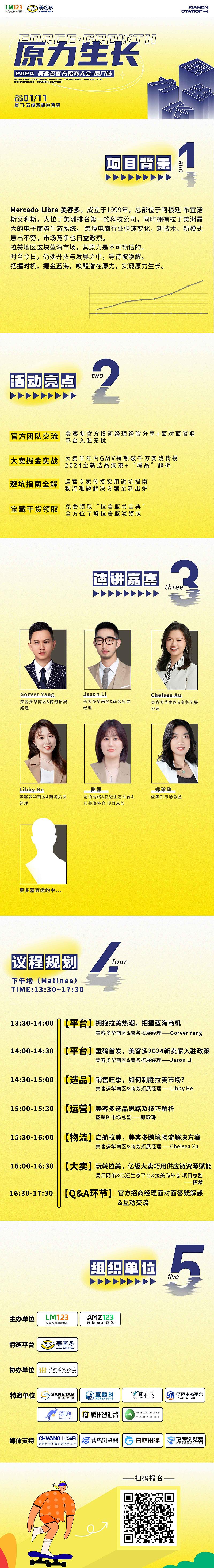 2024 原力.生长 美客多官方招商大会-厦门站
